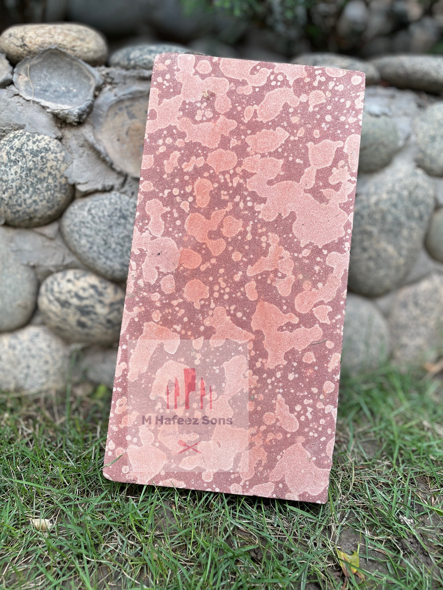 Indian Red Knife Sharpening Stone for Qurbani knives, choppers, Kamani Toka and chisels for bakra eid