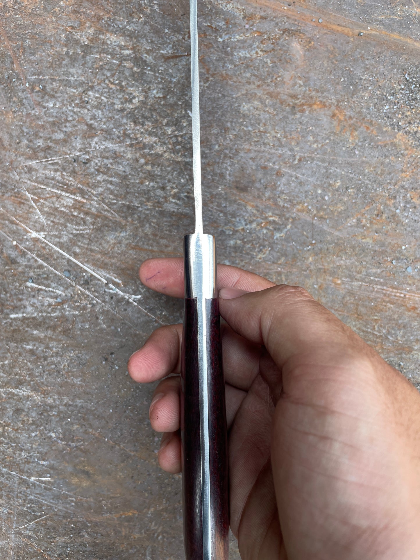 Full Tang stain free carbon steel Wide Slaughtering Knife For Eid e Qurban