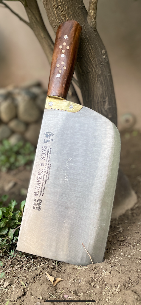 Kamani Toka Bugda Meat Cleaver Chopper Knife for Butchers and QURBANI in daska Style
