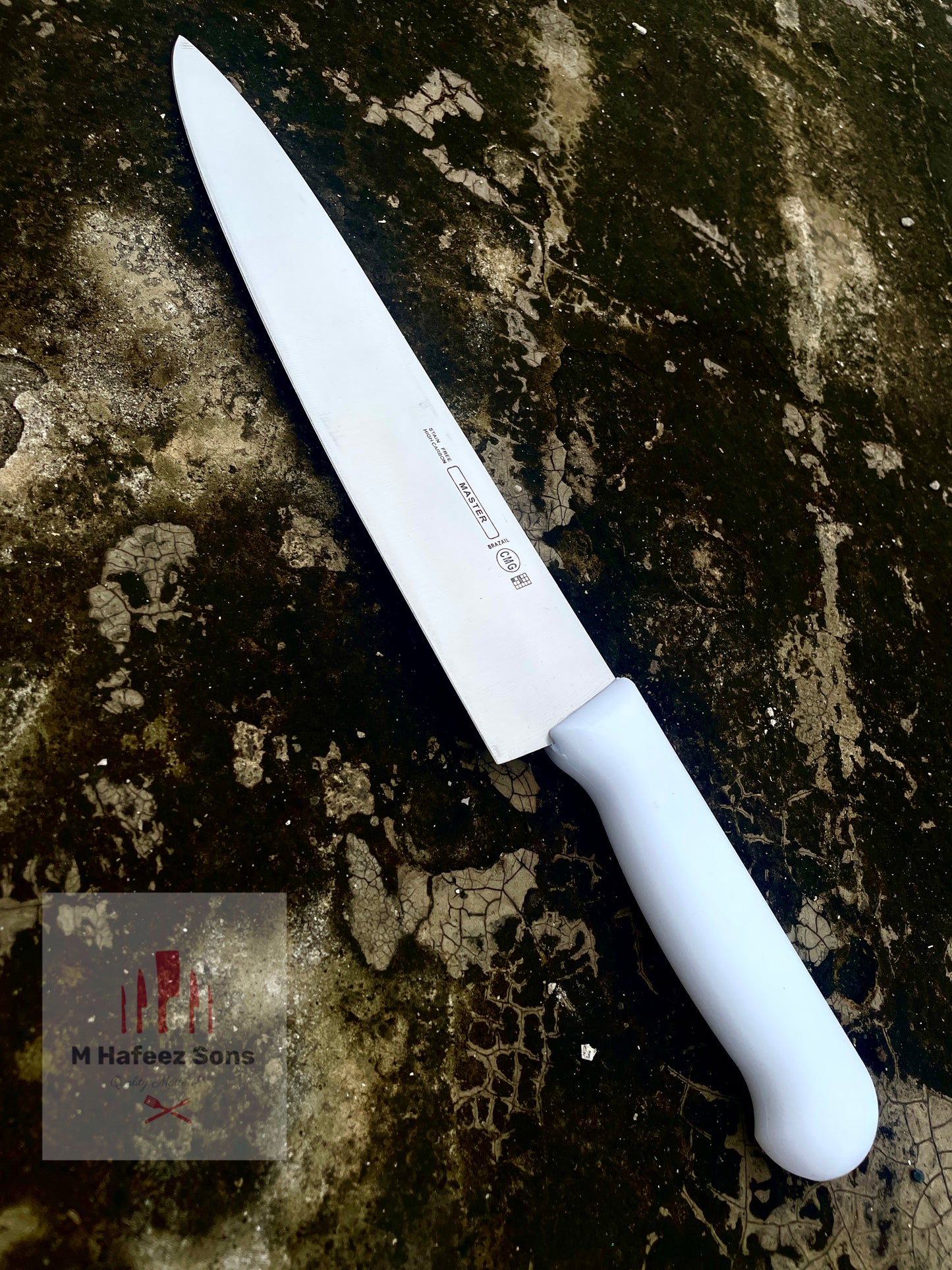 Professional Stain Free Carbon Steel 10 Inches Blade Size Knife for Takbeer