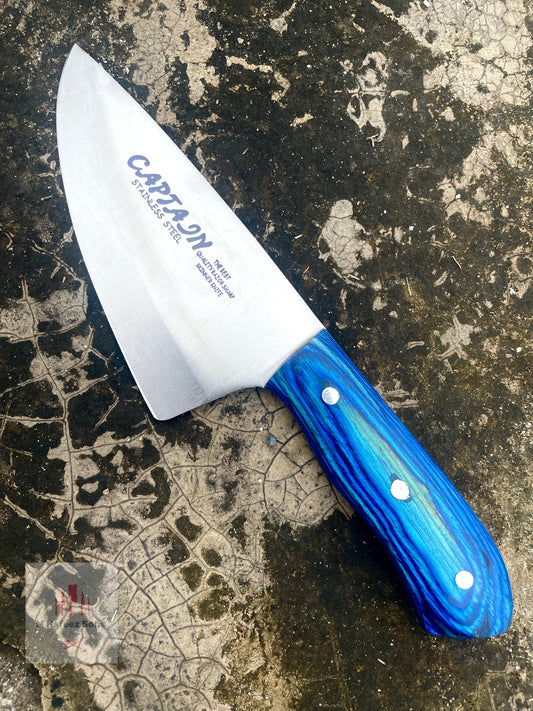 Wide Blade Stain free Carbon Steel Skinner Qurbani Knife for eid